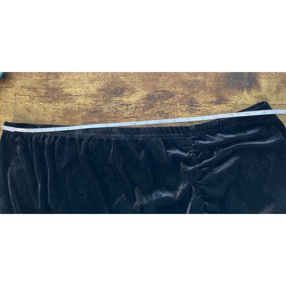 CIDER Womens 4XL Black Elastic Waist Flor Velvet Burn-Out Witchy/Whimsy Goth - Picture 4 of 8